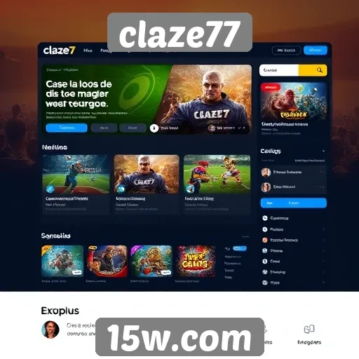 Evolução da interface do usuário no claze77